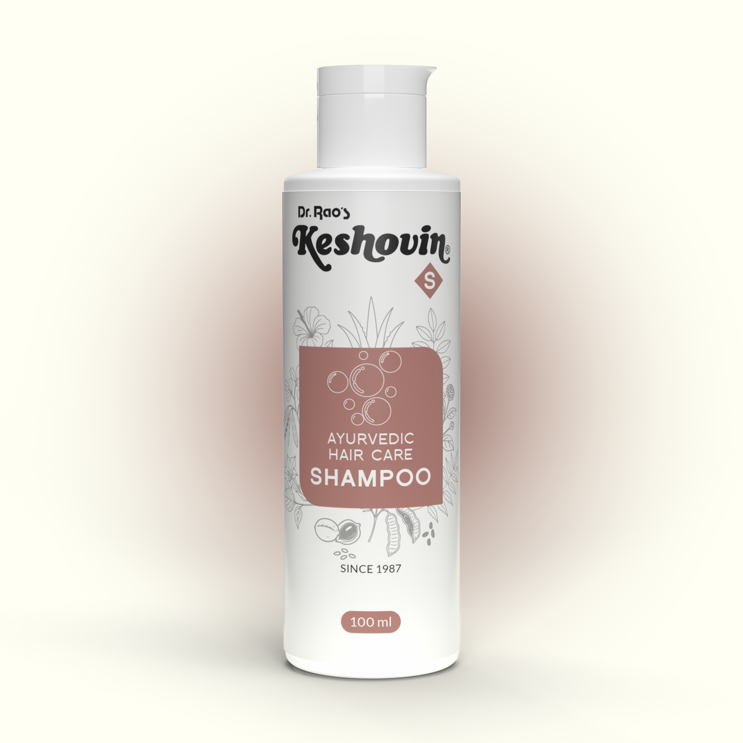 Keshovin Herbal Ayurvedic hair shampoo for healthy scalp and Hair growth