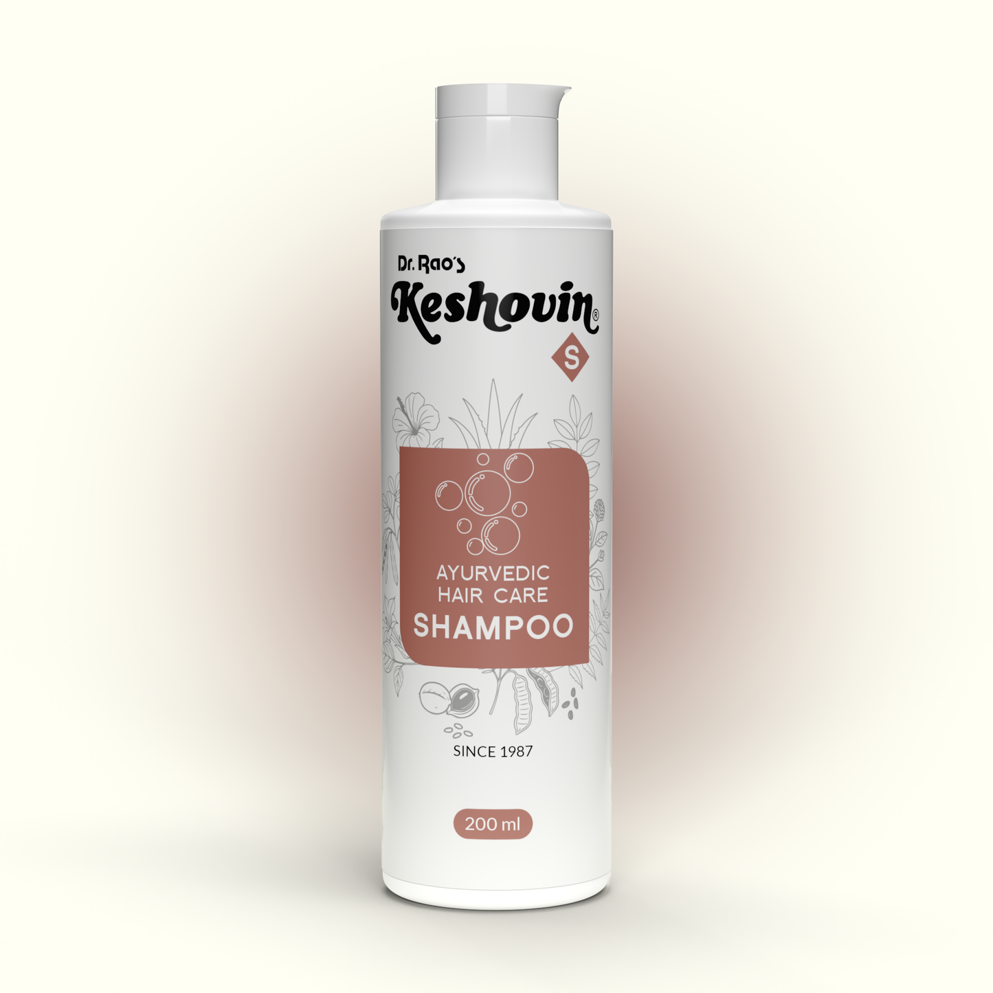 Keshovin Herbal Ayurvedic hair shampoo for healthy scalp and Hair growth