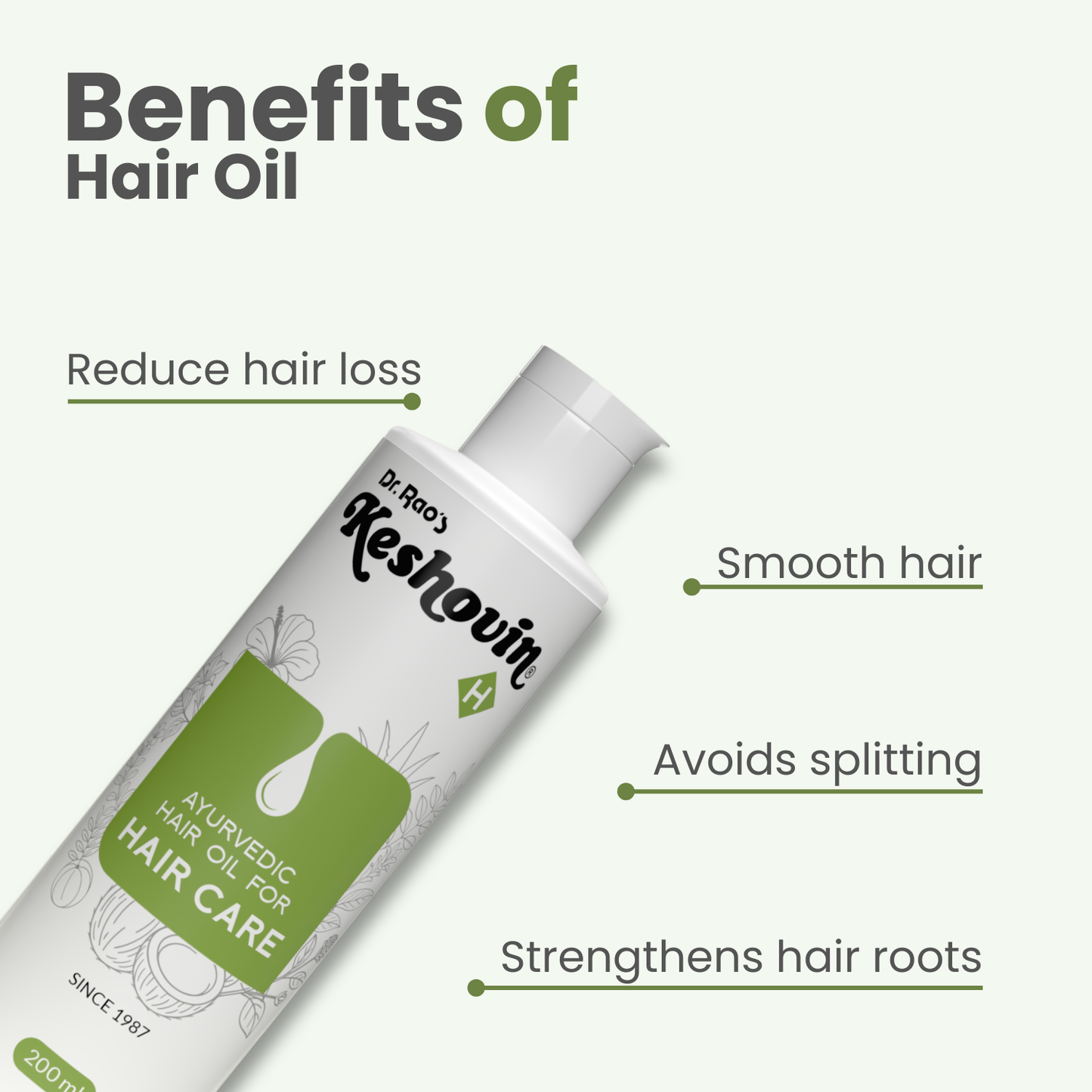 Keshovin Ayurvedic hair growth oil