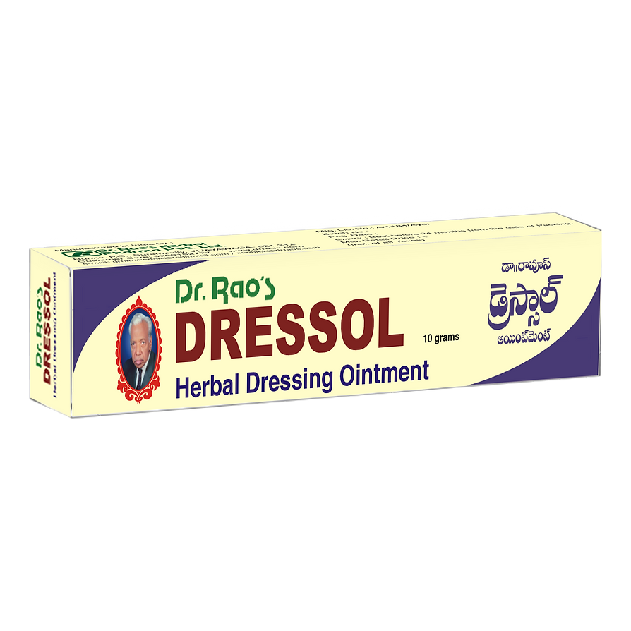 Dressol herbal ointment for Extensive Burns