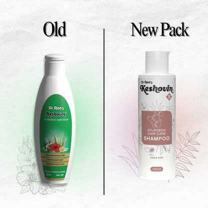 Keshovin Herbal Ayurvedic hair shampoo for healthy scalp and Hair growth