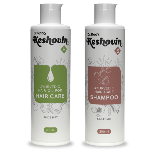 Combo of Keshovin Hair oil (200ml),Keshovin Shampoo (200ml)