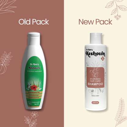 Healthy Scalp & Strong Hair Growth Support Shampoo – Keshovin-S Ayurvedic Hair Shampoo