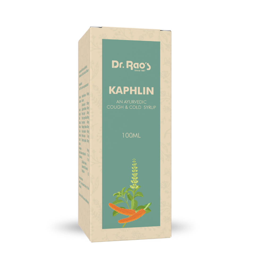 Relief from Dry & Productive Cough, Throat Irritation & Chest Congestion – Kaphlin Ayurvedic Cough Syrup