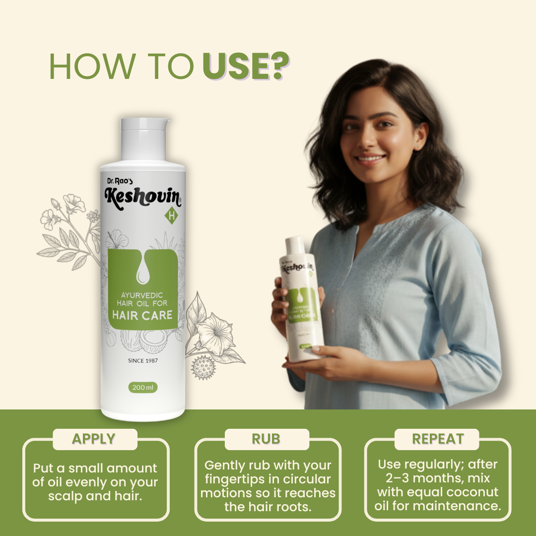 Keshovin Ayurvedic hair growth oil