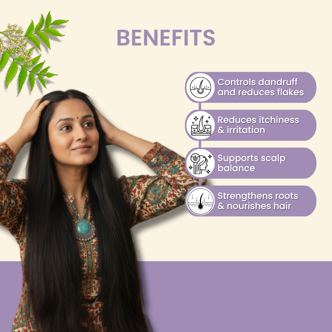 Anti-Dandruff & Scalp Healing Relief Solution – Keshovin-D Anti Dandruff Herbal Hair Oil