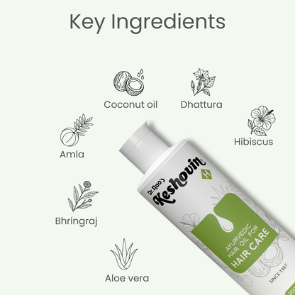 Keshovin Ayurvedic hair growth oil