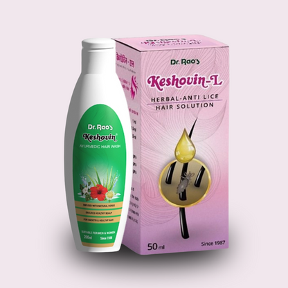 Combo of Keshovin-L (100ml), Keshovin Shampoo (200ml)