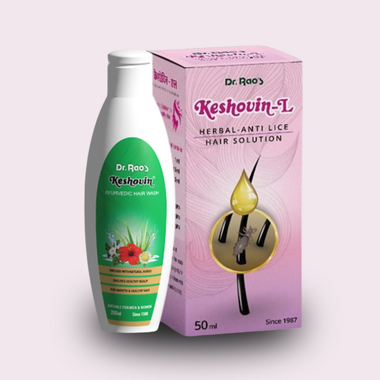Combo offer Keshovin-L (50ml), Keshovin Hair Wash (200ml)