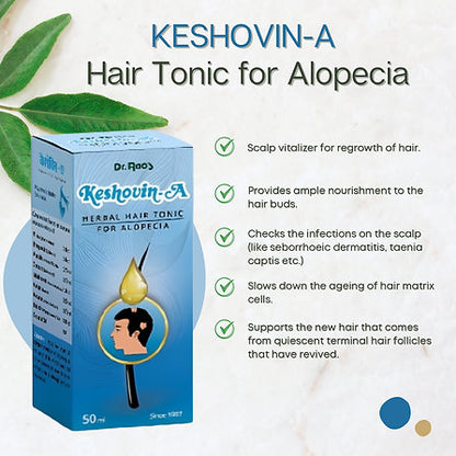 Keshovin-A Ayurvedic Hair Oil for Alopecia