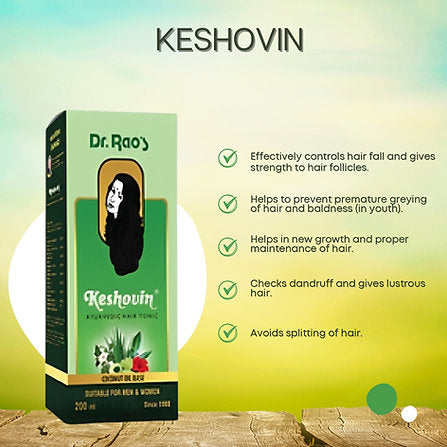 Keshovin Ayurvedic hair growth oil
