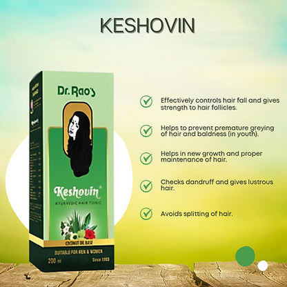Keshovin Ayurvedic hair growth oil