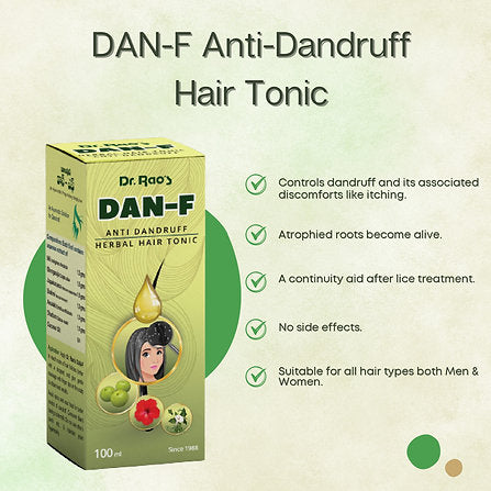 DAN-F Anti Dandruff Herbal Hair Tonic Oil