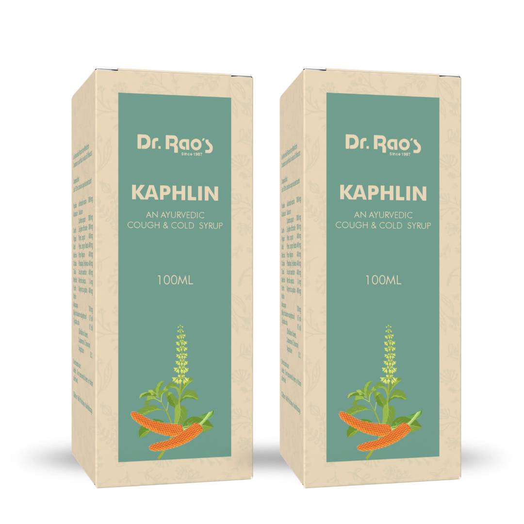 Relief from Dry & Productive Cough, Throat Irritation & Chest Congestion – Kaphlin Ayurvedic Cough Syrup